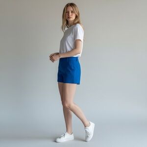 J. Crew chino 100% cotton broken-in blue shorts